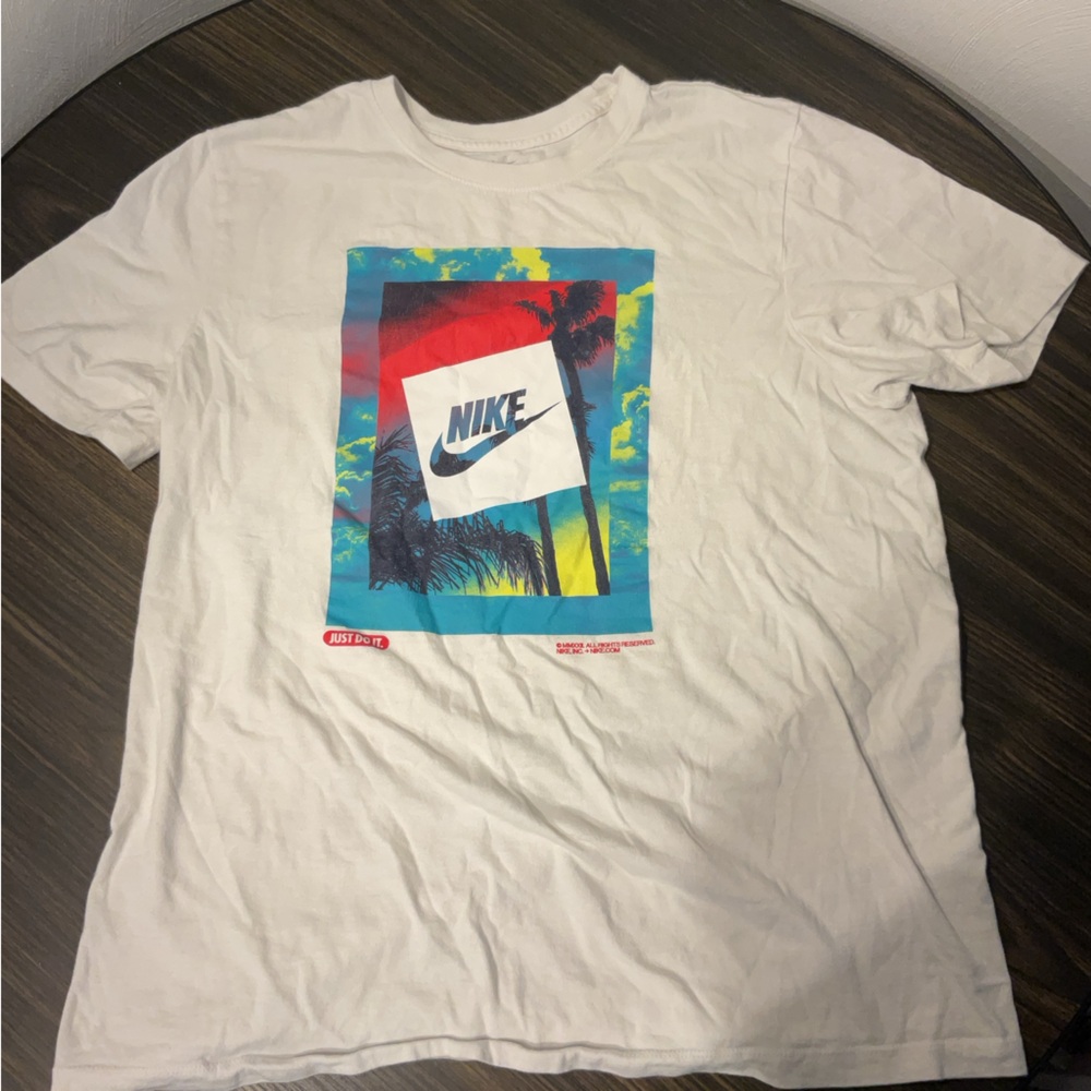 The Nike Tee Retro White Short Sleeve Tee with Nike Graphic